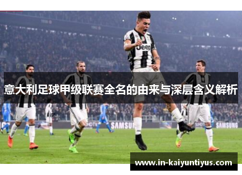 意大利足球甲级联赛全名的由来与深层含义解析