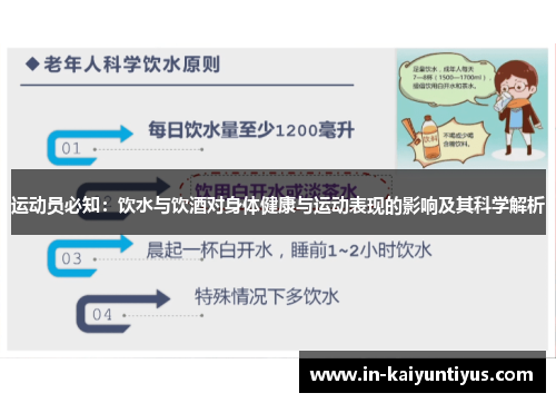 运动员必知：饮水与饮酒对身体健康与运动表现的影响及其科学解析