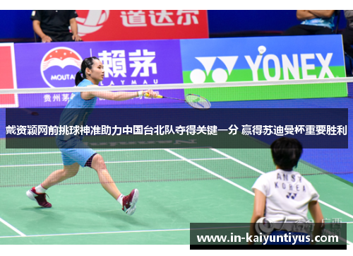 戴资颖网前挑球神准助力中国台北队夺得关键一分 赢得苏迪曼杯重要胜利 戴资颖网前挑球神准助力中国台北队夺得关键一分 赢得苏迪曼杯重要胜利